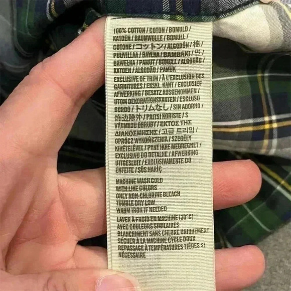 Abercrombie & Fitch Men's Plaid Muscle Fit Button-Up Shirt Size M - Picture 5 of 8